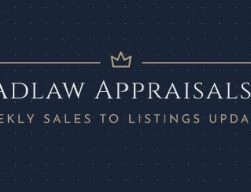 Adlaw Appraisals – Weekly Sales to Listings Ratios (November 18, 2022)